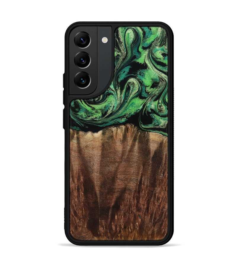 Galaxy S22 Plus Wood Phone Case - Genesis (Green, 801353)
