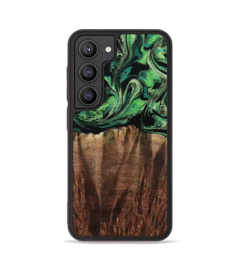 Galaxy S23 Wood Phone Case - Genesis (Green, 801353)