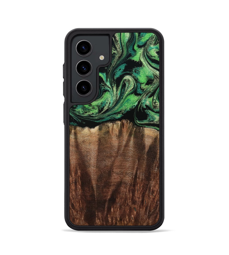 Galaxy S24 Wood Phone Case - Genesis (Green, 801353)