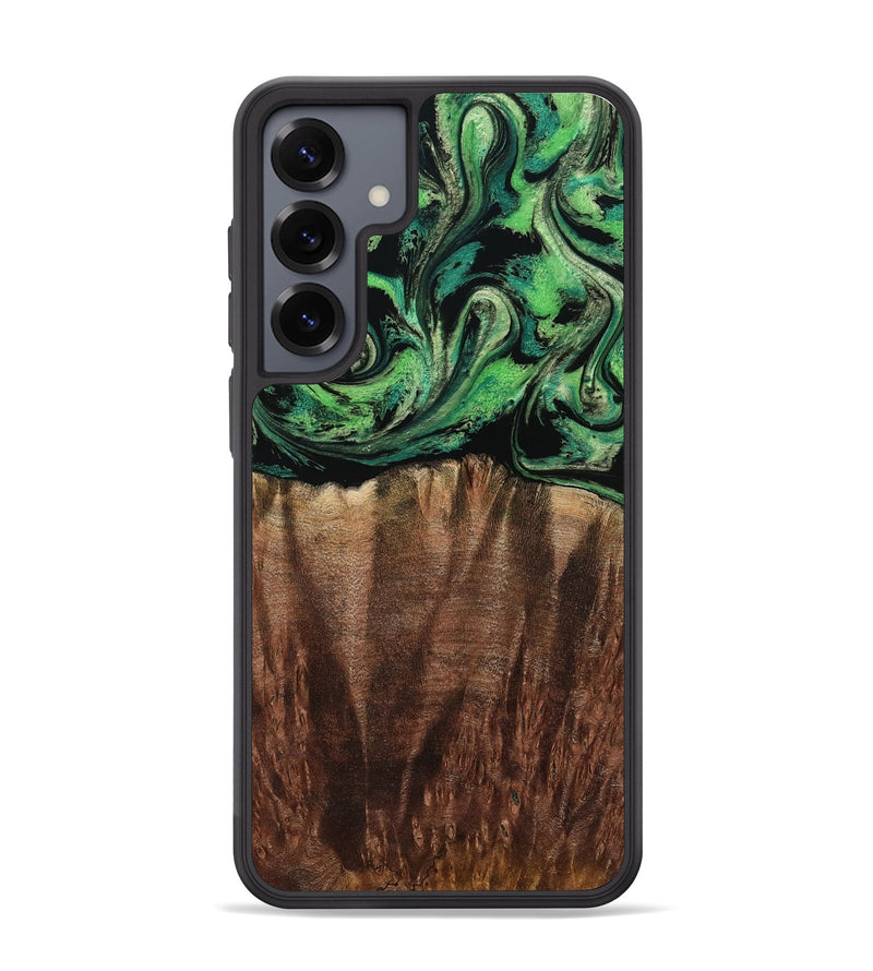 Galaxy S25 Plus Wood Phone Case - Genesis (Green, 801353)