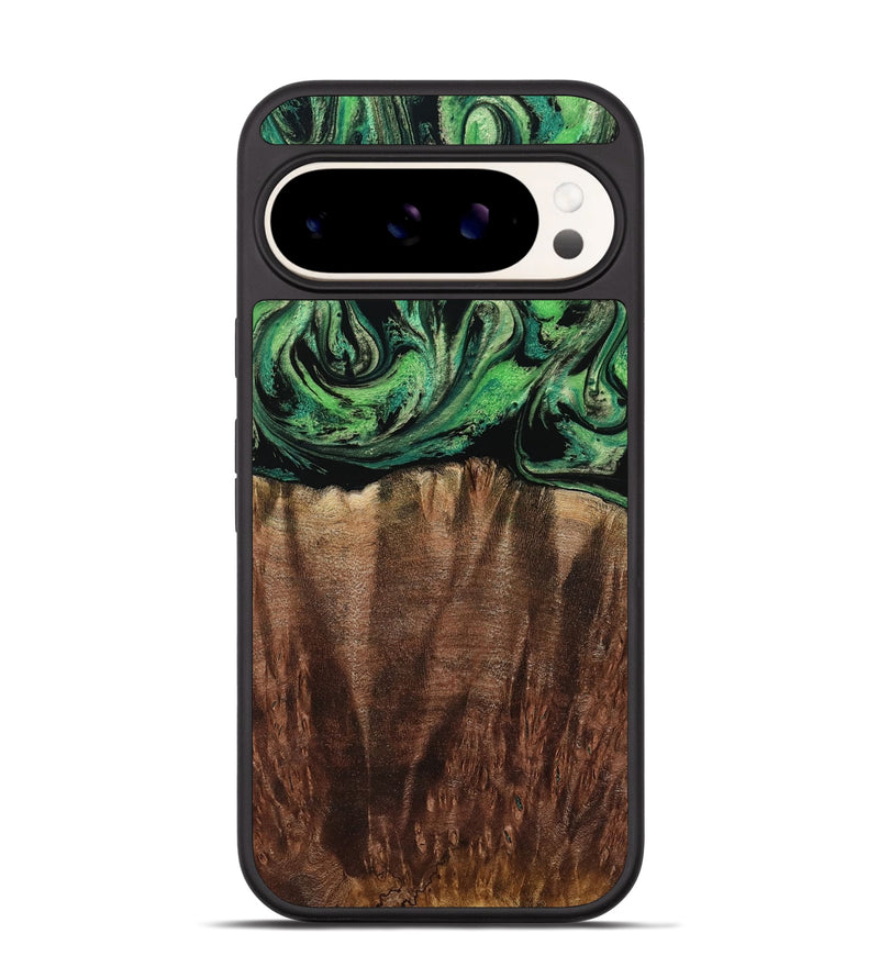Pixel 9 Pro Wood Phone Case - Genesis (Green, 801353)