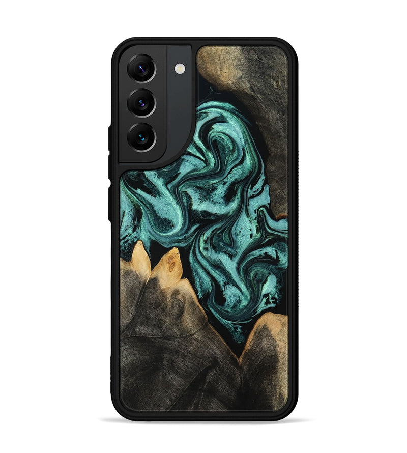 Galaxy S22 Plus Wood Phone Case - Karin (Green, 801354)