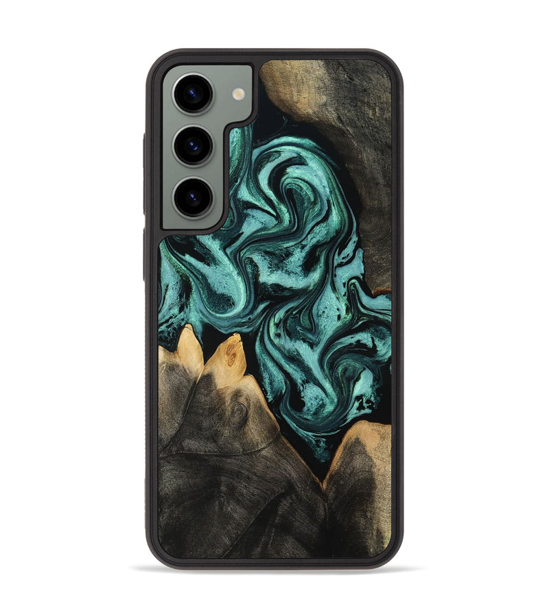 Galaxy S23 Plus Wood Phone Case - Karin (Green, 801354)