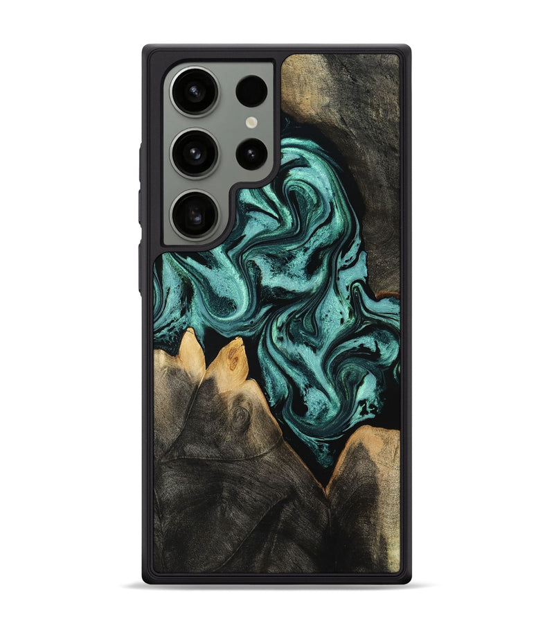 Galaxy S24 Ultra Wood Phone Case - Karin (Green, 801354)