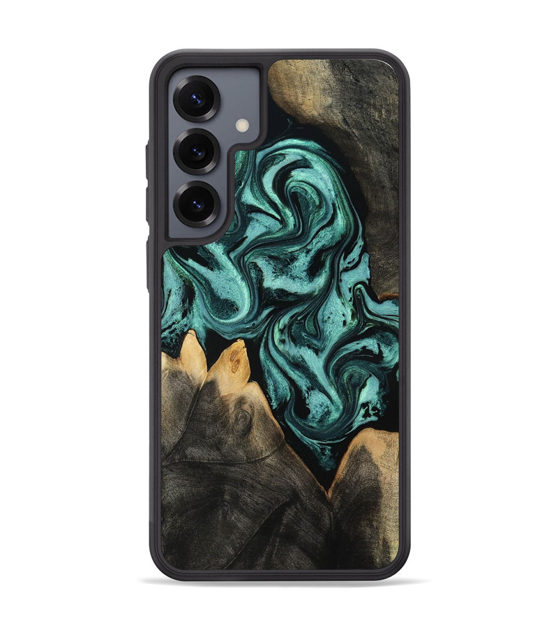 Galaxy S25 Plus Wood Phone Case - Karin (Green, 801354)