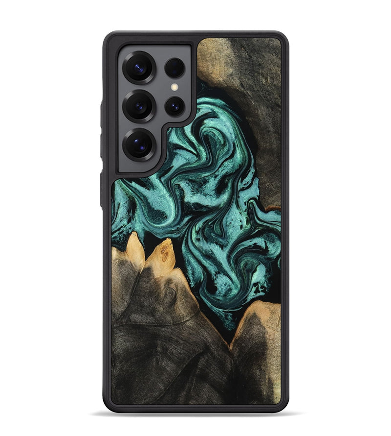 Galaxy S25 Ultra Wood Phone Case - Karin (Green, 801354)