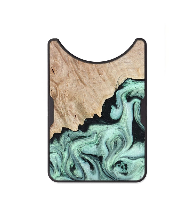 Alloy Wood Wallet - Kadeem (Green, 801356)