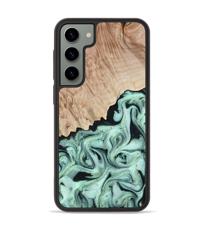 Galaxy S23 Plus Wood Phone Case - Kadeem (Green, 801356)