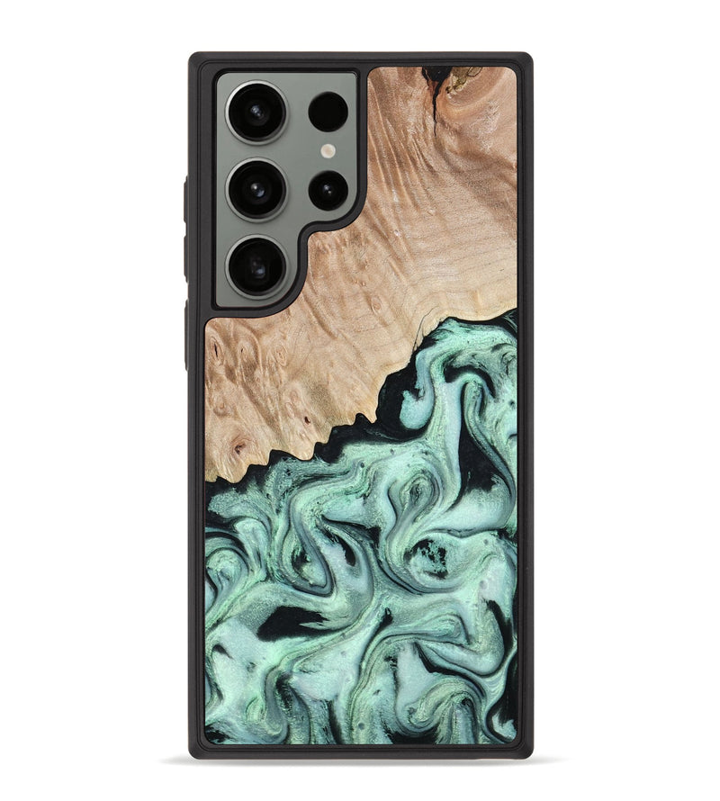 Galaxy S23 Ultra Wood Phone Case - Kadeem (Green, 801356)