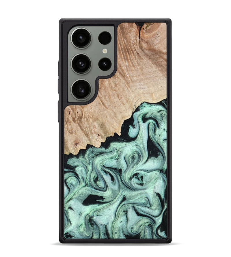Galaxy S24 Ultra Wood Phone Case - Kadeem (Green, 801356)