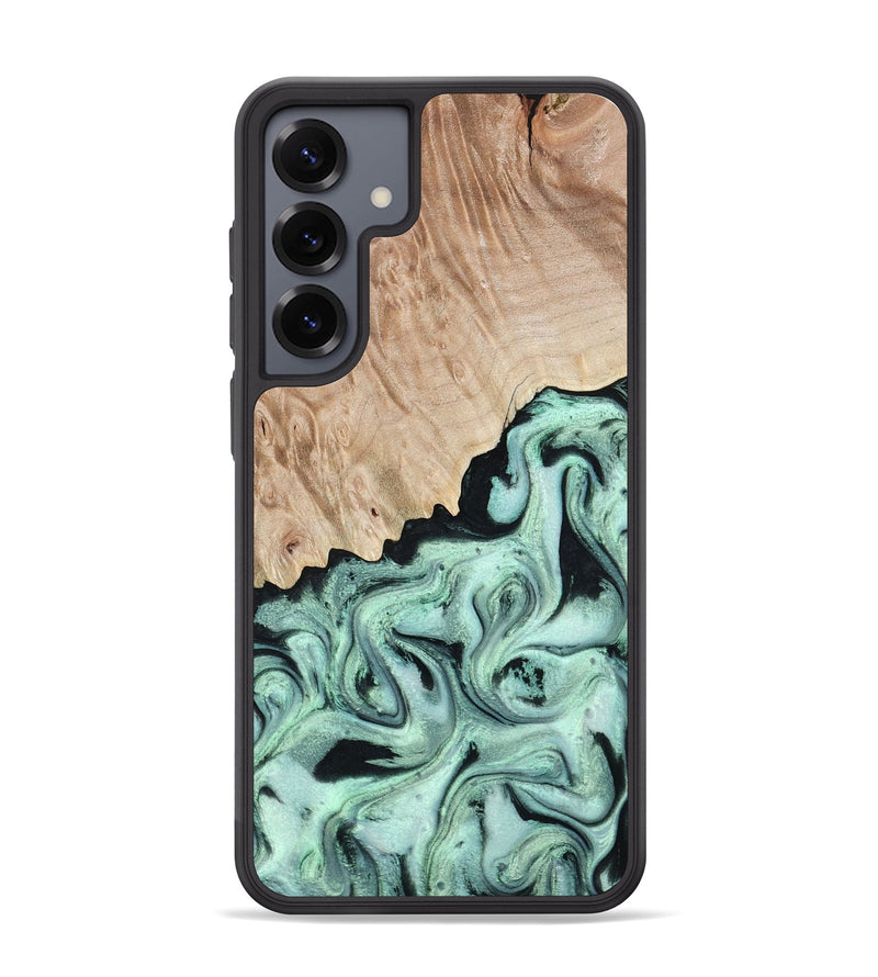 Galaxy S25 Plus Wood Phone Case - Kadeem (Green, 801356)