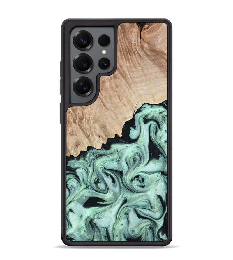 Galaxy S25 Ultra Wood Phone Case - Kadeem (Green, 801356)
