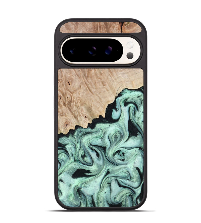 Pixel 9 Pro Wood Phone Case - Kadeem (Green, 801356)
