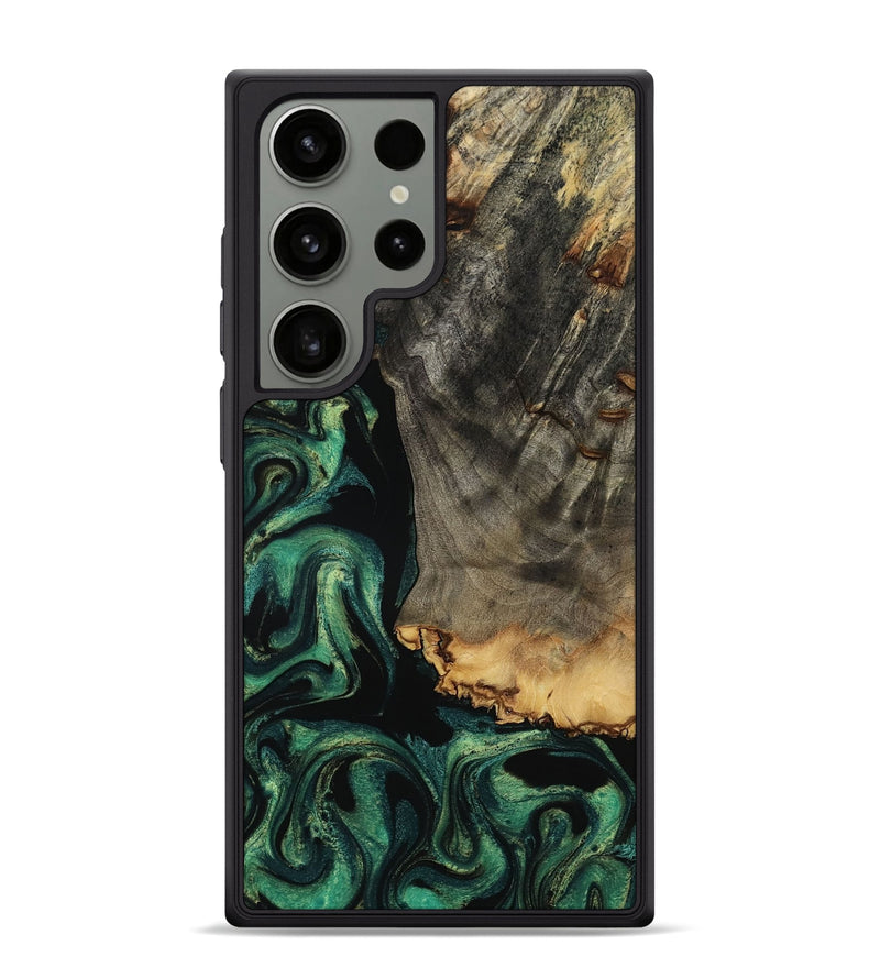 Galaxy S24 Ultra Wood Phone Case - Dara (Green, 801357)
