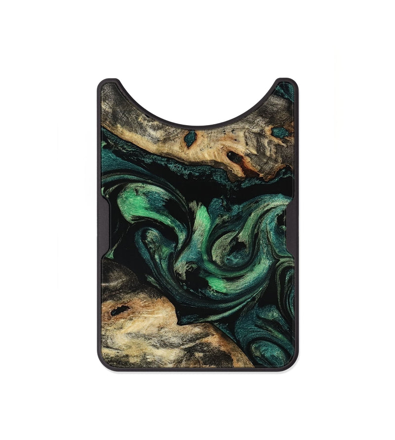 Alloy Wood Wallet - Beatriz (Green, 801358)