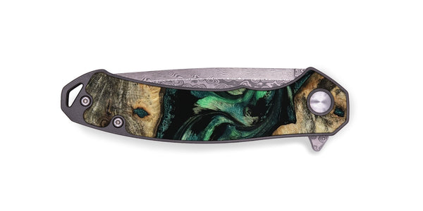 EDC Wood Pocket Knife - Beatriz (Green, 801358)