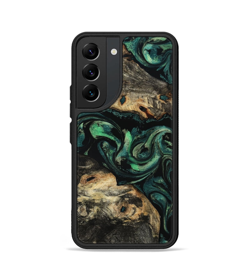Galaxy S22 Wood Phone Case - Beatriz (Green, 801358)