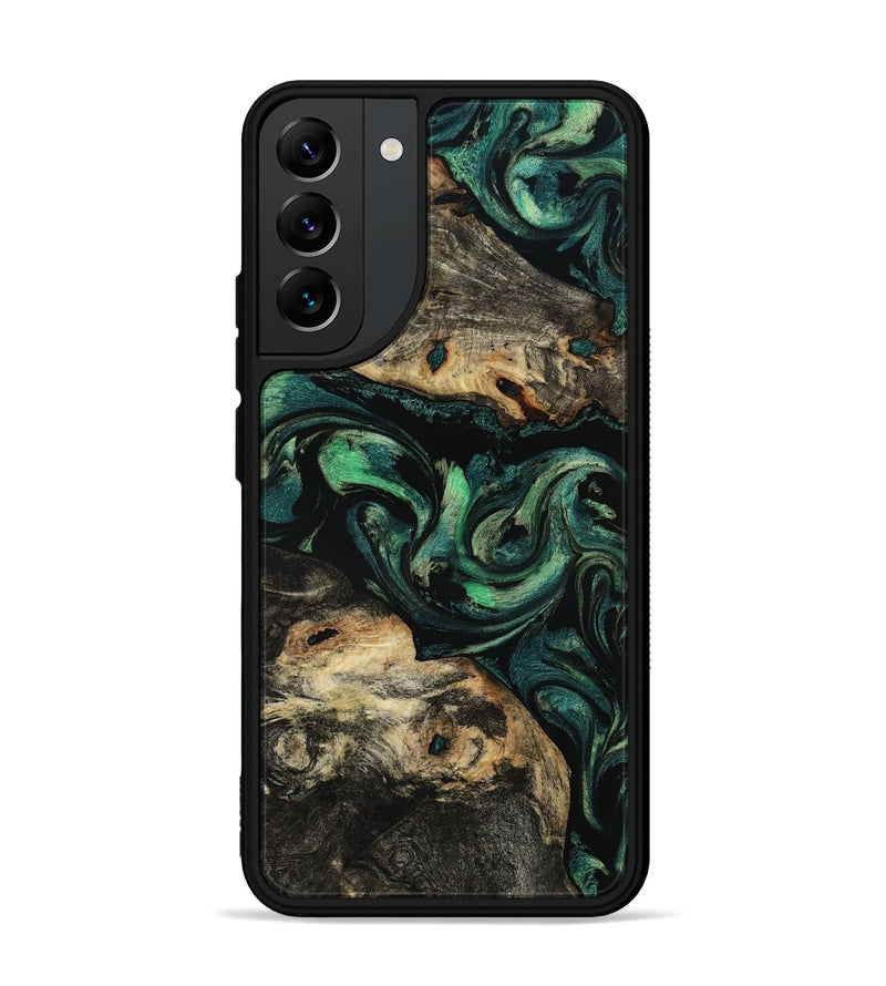 Galaxy S22 Plus Wood Phone Case - Beatriz (Green, 801358)