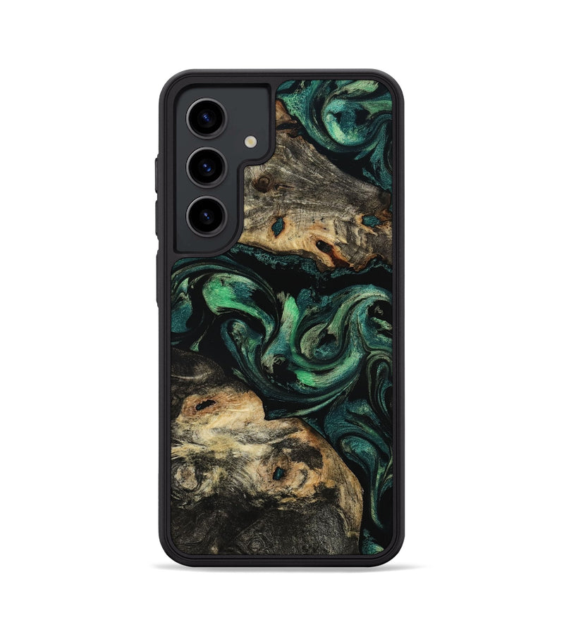 Galaxy S24 Wood Phone Case - Beatriz (Green, 801358)