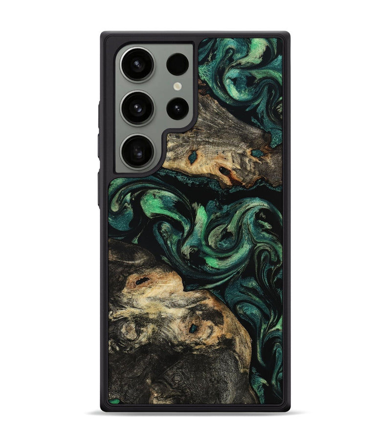 Galaxy S24 Ultra Wood Phone Case - Beatriz (Green, 801358)