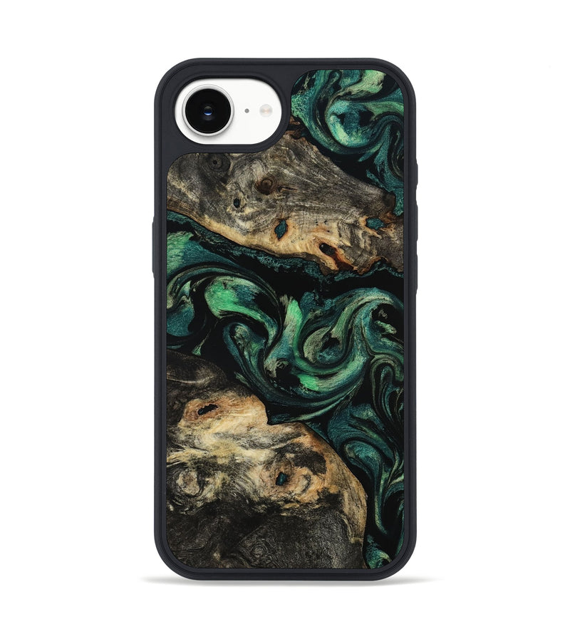 iPhone 16e Wood Phone Case - Beatriz (Green, 801358)