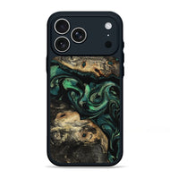 iPhone 17 Pro Max Wood Phone Case - Beatriz (Green, 801358)