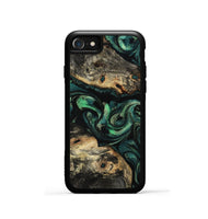 iPhone SE Wood Phone Case - Beatriz (Green, 801358)