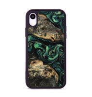 iPhone Xr Wood Phone Case - Beatriz (Green, 801358)