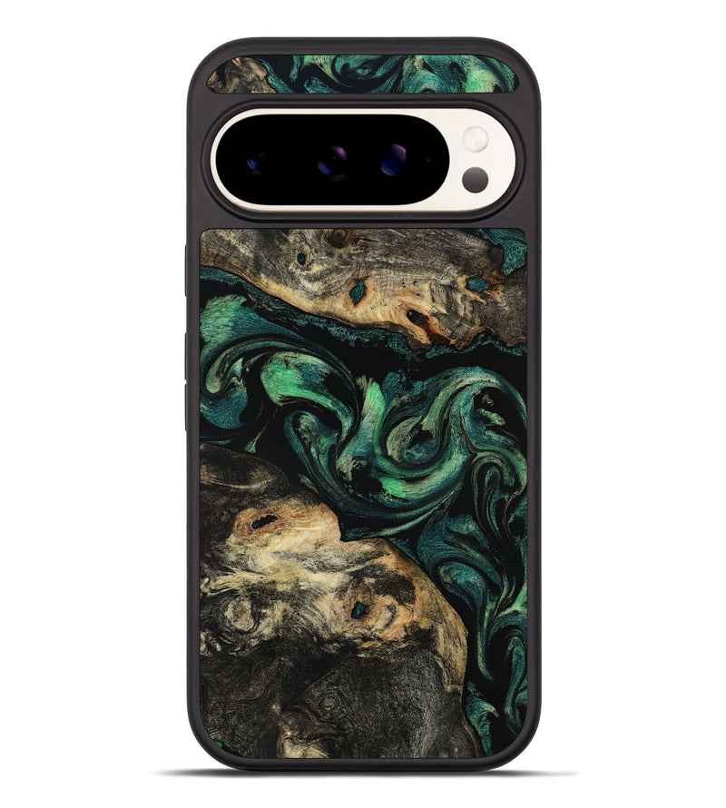 Pixel 10 Pro XL Wood Phone Case - Beatriz (Green, 801358)