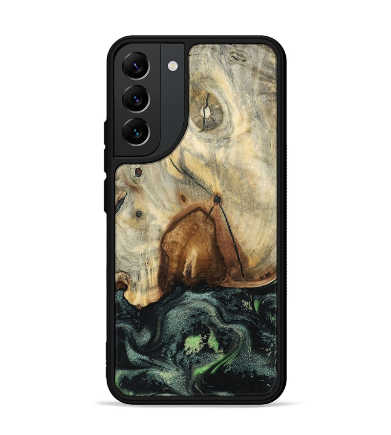 Galaxy S22 Plus Wood Phone Case - Arthur (Green, 801360)