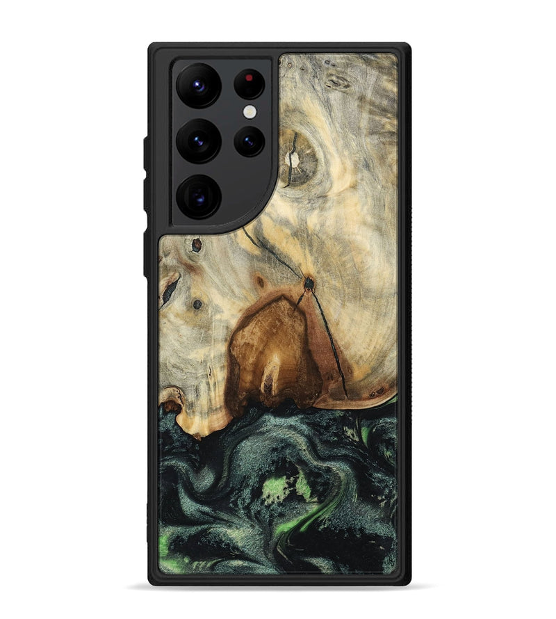 Galaxy S22 Ultra Wood Phone Case - Arthur (Green, 801360)