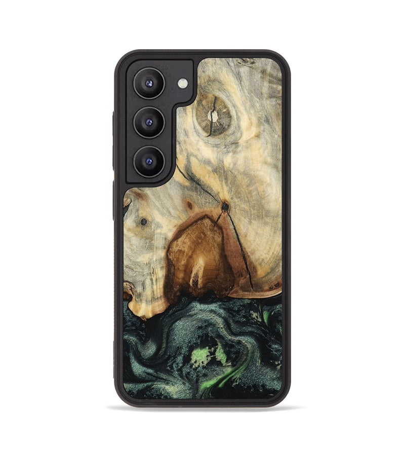 Galaxy S23 Wood Phone Case - Arthur (Green, 801360)
