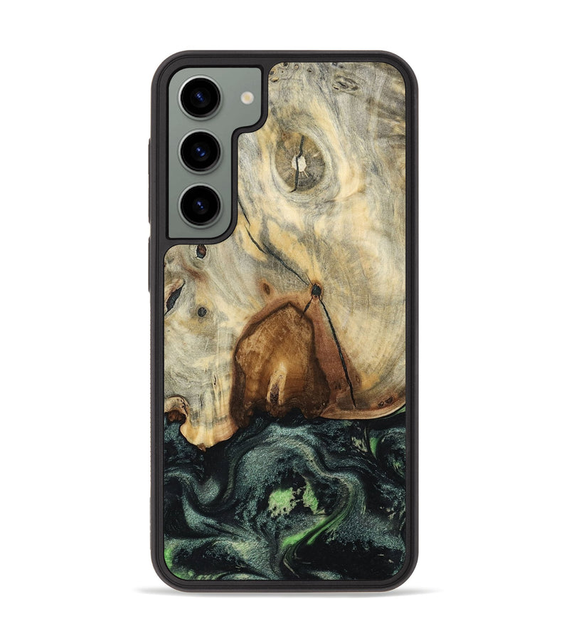 Galaxy S23 Plus Wood Phone Case - Arthur (Green, 801360)