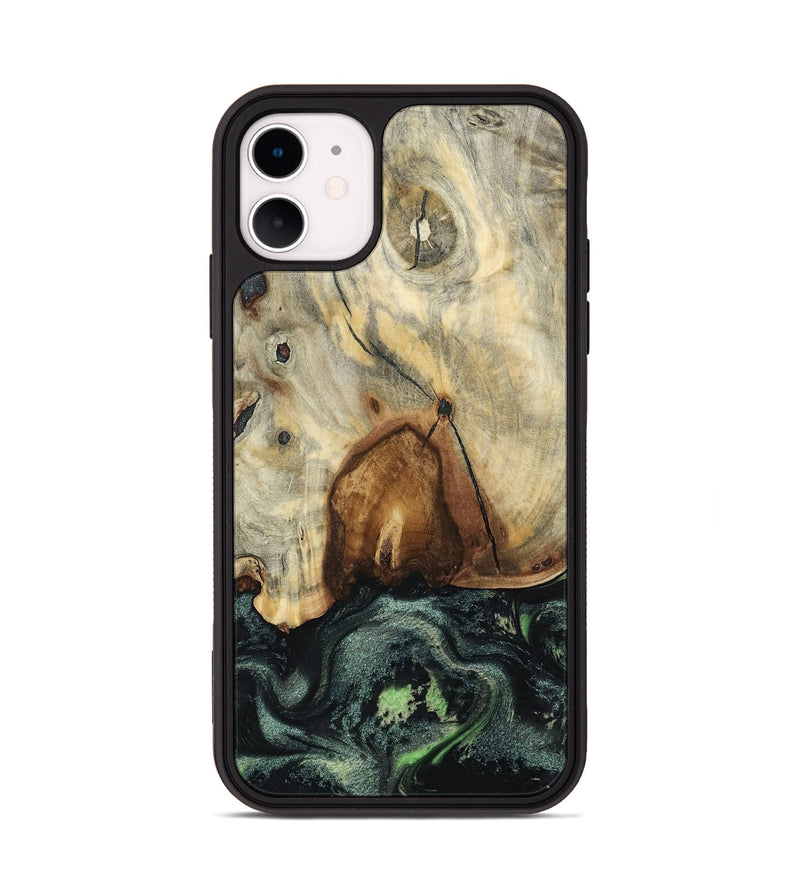 iPhone 11 Wood Phone Case - Arthur (Green, 801360)