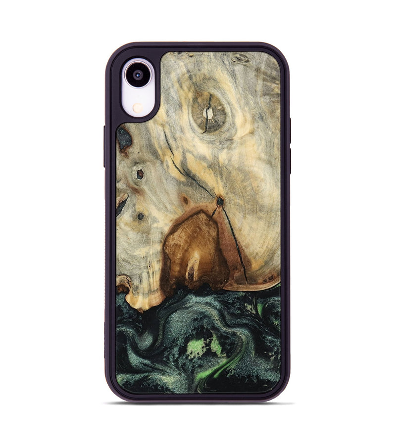 iPhone Xr Wood Phone Case - Arthur (Green, 801360)