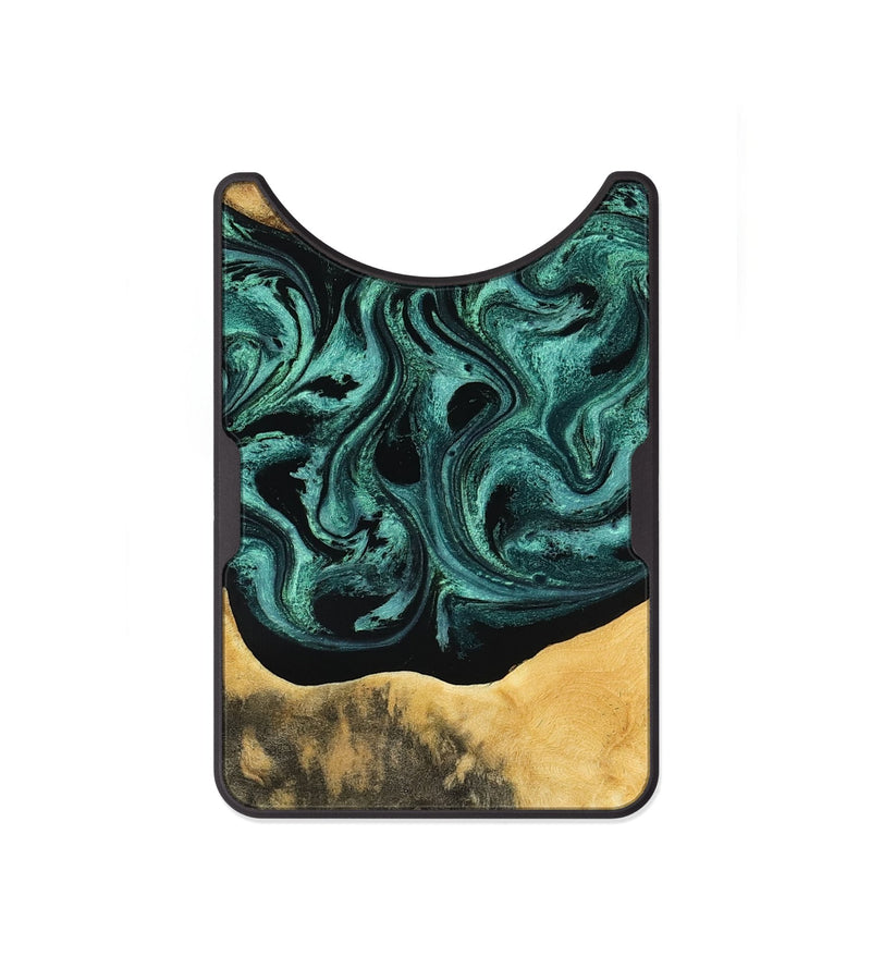 Alloy Wood Wallet - Cloe (Green, 801361)