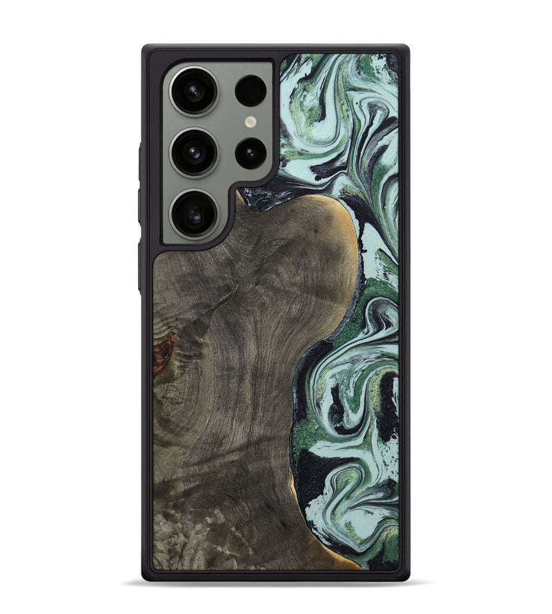 Galaxy S24 Ultra Wood Phone Case - Ocie (Green, 801362)