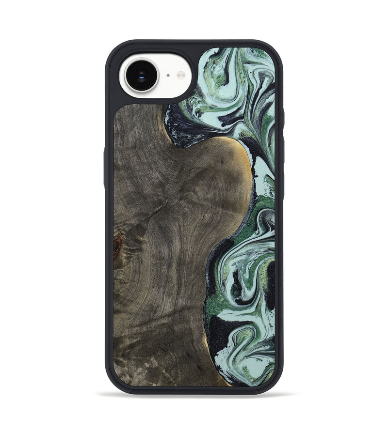 iPhone 16e Wood Phone Case - Ocie (Green, 801362)