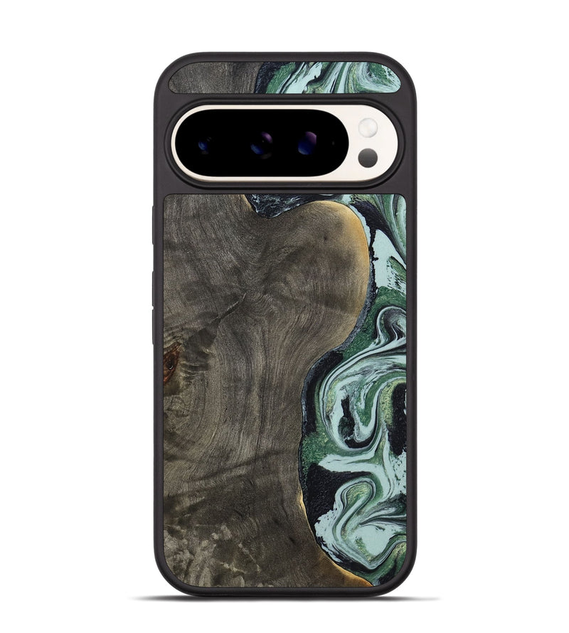 Pixel 9 Pro Wood Phone Case - Ocie (Green, 801362)