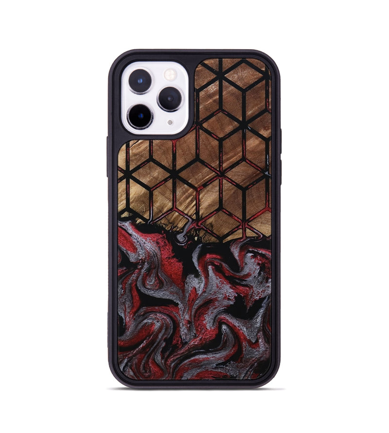 iPhone 11 Pro Wood Phone Case - Emelia (Pattern, 801363)