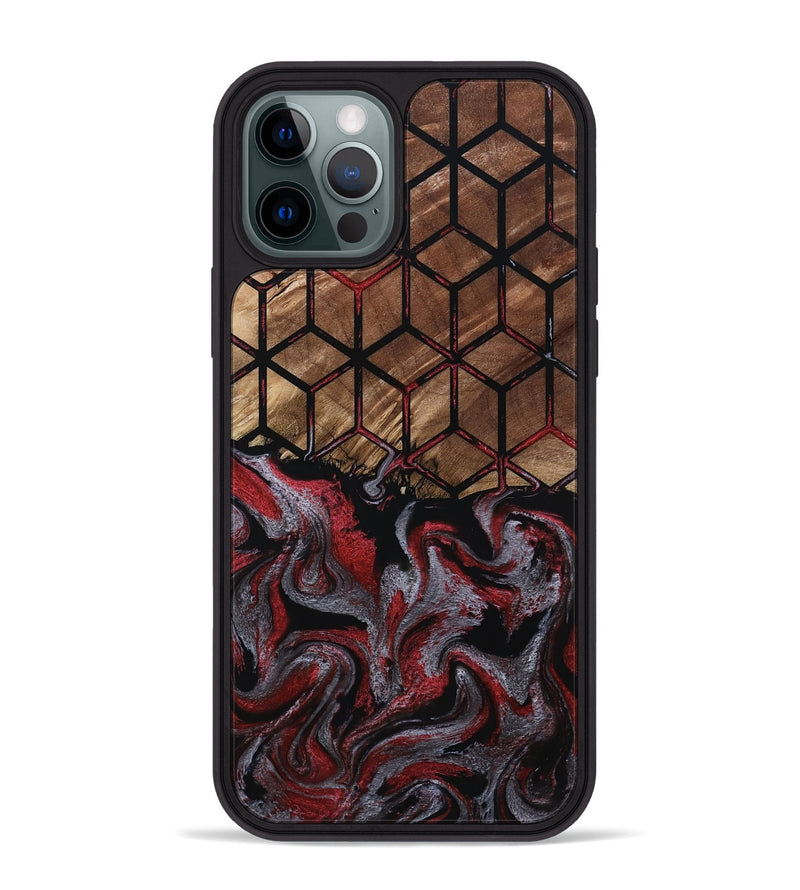 iPhone 12 Pro Max Wood Phone Case - Emelia (Pattern, 801363)