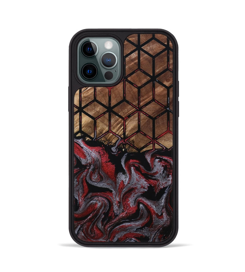 iPhone 12 Pro Wood Phone Case - Emelia (Pattern, 801363)