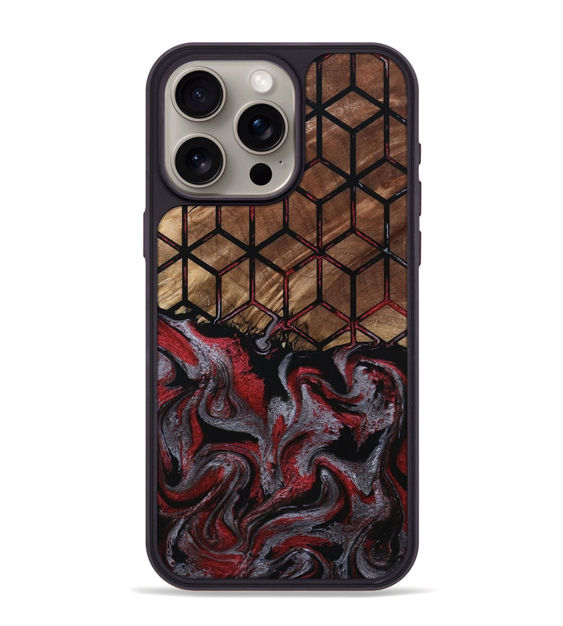 iPhone 15 Pro Max Wood Phone Case - Emelia (Pattern, 801363)