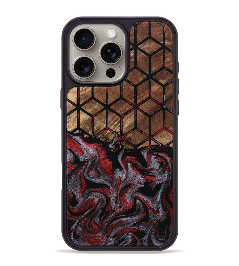 iPhone 16 Pro Max Wood Phone Case - Emelia (Pattern, 801363)