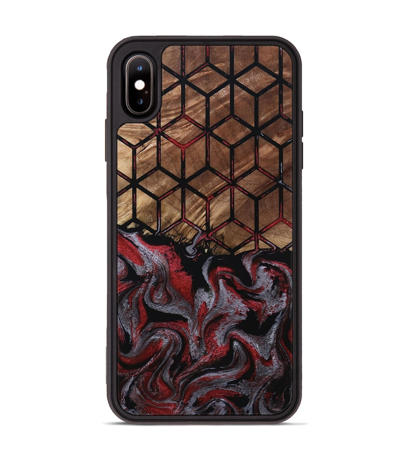 iPhone Xs Max Wood Phone Case - Emelia (Pattern, 801363)