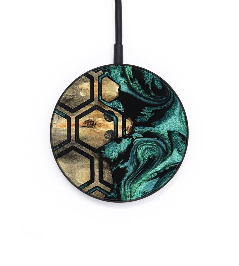 Circle Wood Wireless Charger - Willie (Pattern, 801364)