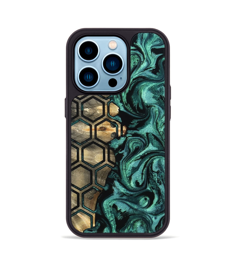 iPhone 14 Pro Wood Phone Case - Willie (Pattern, 801364)