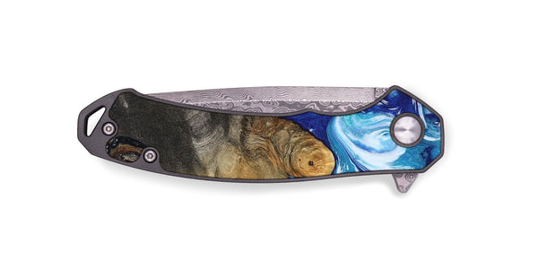 EDC Wood Pocket Knife - Beckham (Blue, 801365)