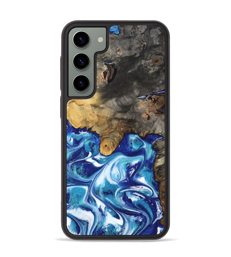 Galaxy S23 Plus Wood Phone Case - Beckham (Blue, 801365)