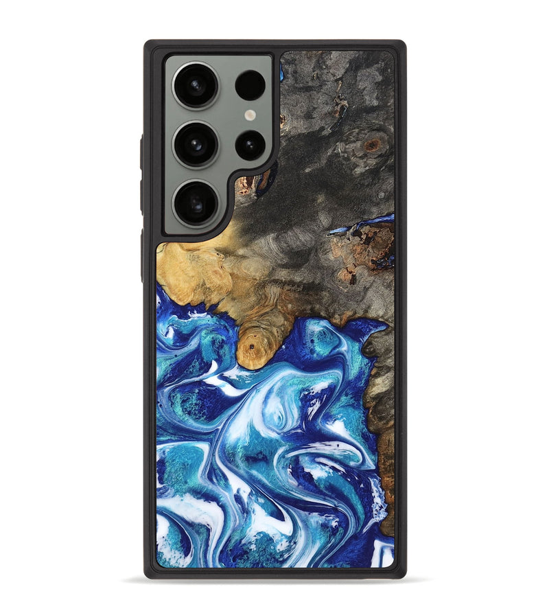 Galaxy S23 Ultra Wood Phone Case - Beckham (Blue, 801365)